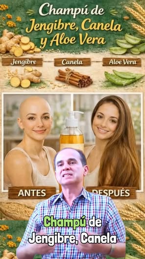 Descubre los Beneficios del Champú de Jengibre, Canela y Aloe Vera para tu Cabello