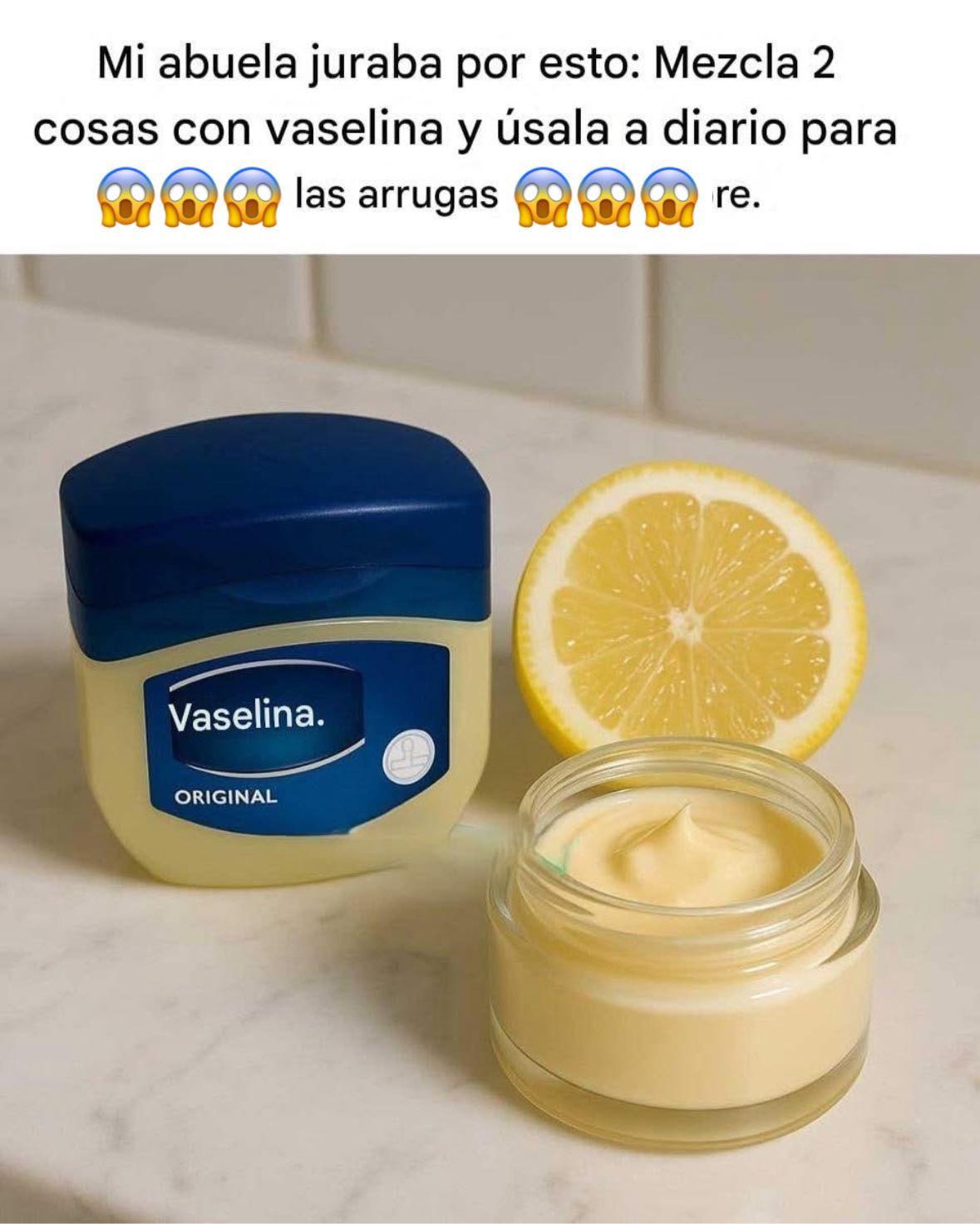 Descubre el Secreto de Belleza: Vaselina y Limón para las Arrugas