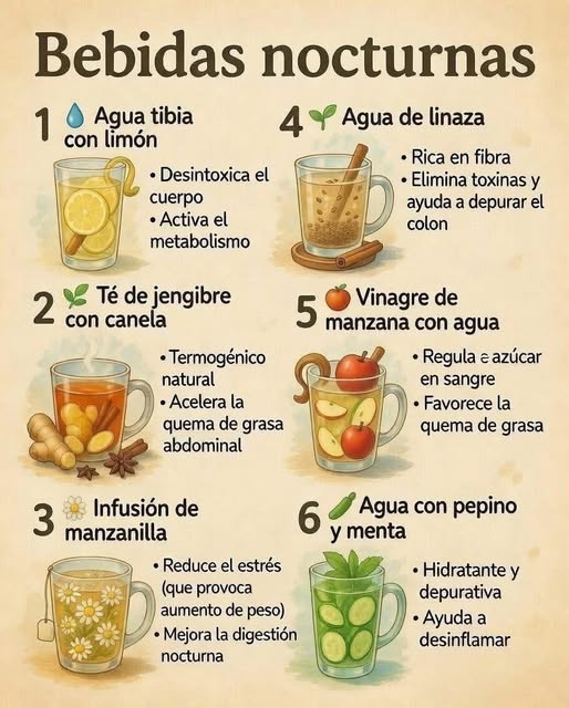 Bebidas Nocturnas: Infusiones que Favorecen el Sueño y la Digestión